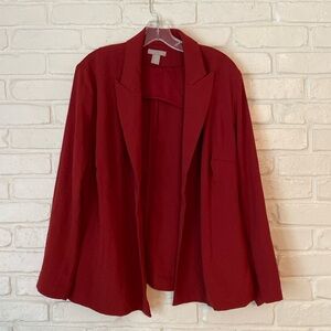 H&M Brick Red Women's Blazer - XL